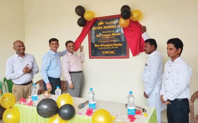 JSW Foundation inaugurates doctor's quarters in Koida
