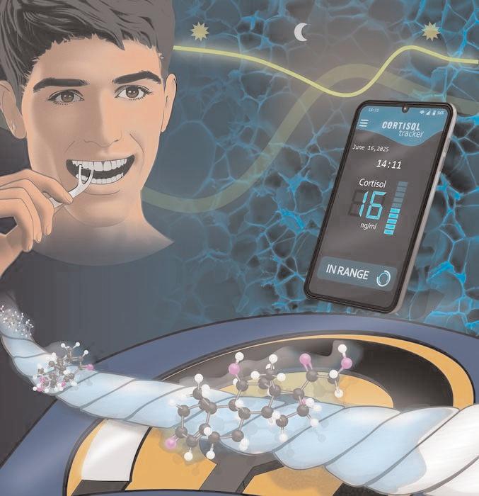 Researchers develop dental floss that can gauge stress