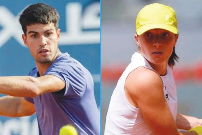 French Open: Iga Swiatek & Carlos Alcaraz get off to good starts in their title defenses
