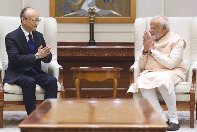 Modi meets ADB chief, latter pledges $10 billion for Indian infrastructure