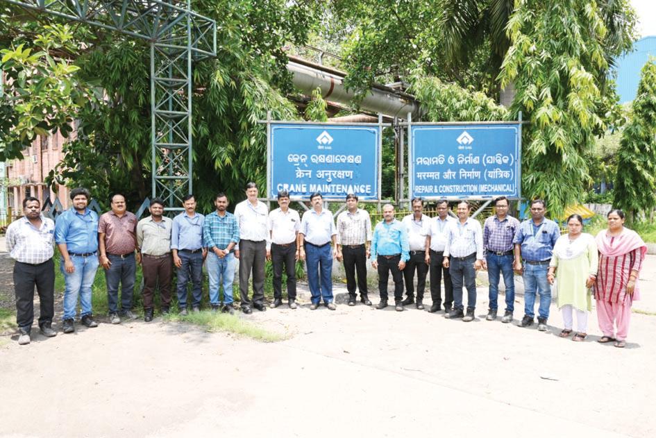 Crane Maintenance Dept drives operational excellence and ensures seamless operations at Rourkela Steel Plant