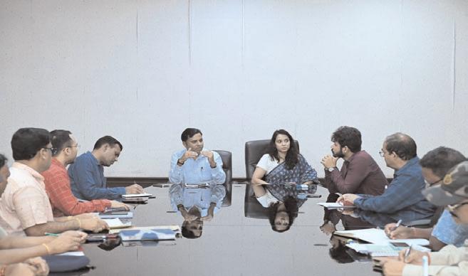 MLA Tripathy stresses improvement of road connectivity in entire Jharsuguda constituency