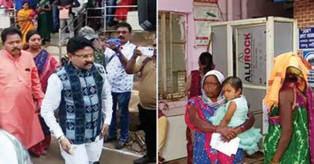 Health minister Mahaling visits hospital after death of 6 patients quick succession