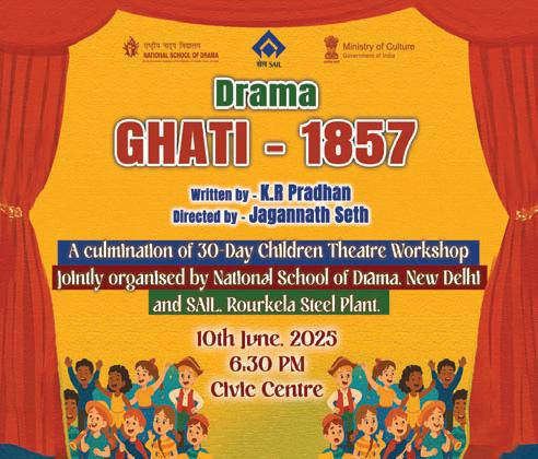 'Ghati-1857' – A theatrical production by NSD-trained Rourkela children to be staged at Civic Centre tomorrow