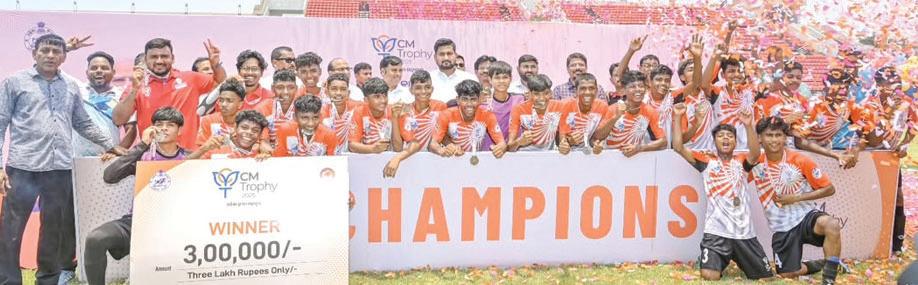 Bargarh FC triumphs in inaugural CM Trophy U-15 Football C’ship with thrilling 3–2 win