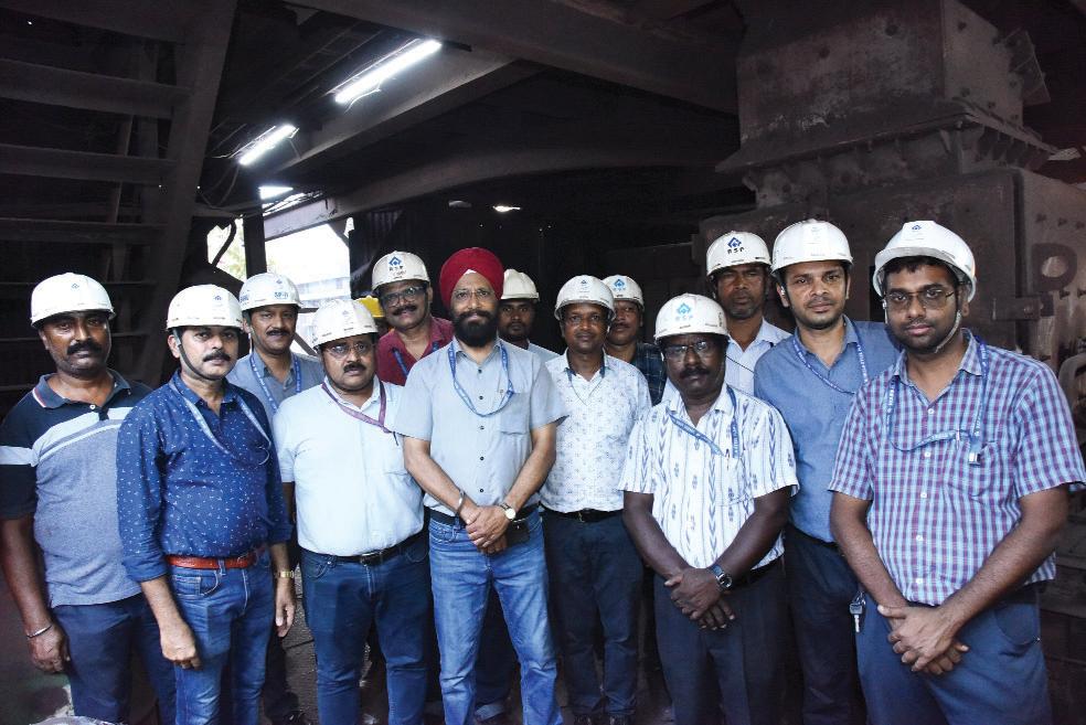 In-house dust suppression system at Sintering Plant-II boosts environmental sustainability at RSP