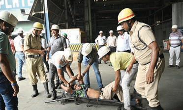 RSP conducts mock drill at New Plate Mill to bolster emergency preparedness