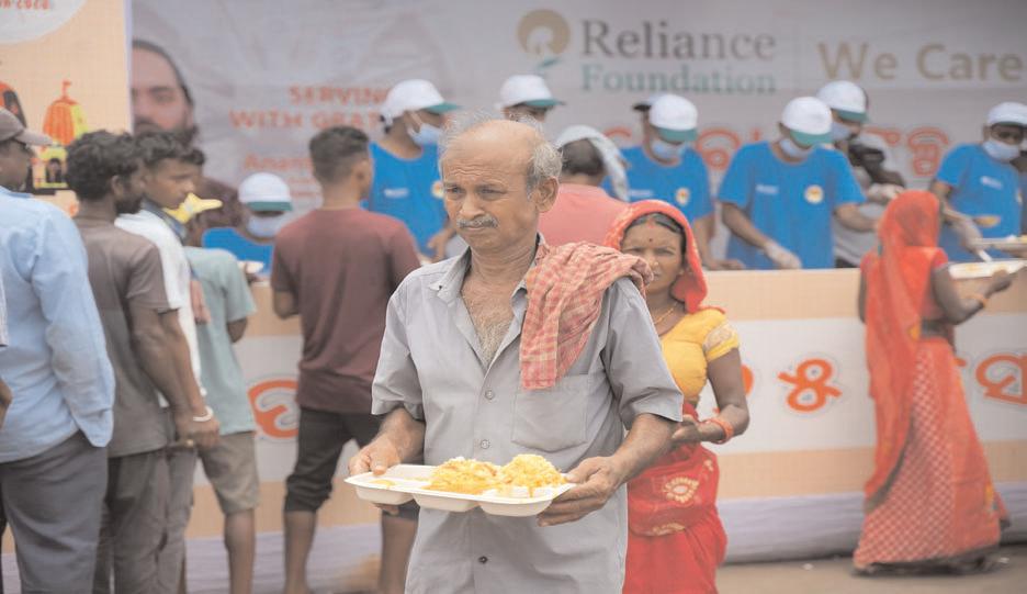 Reliance offers 'Anna Seva' in Puri Rath Yatra