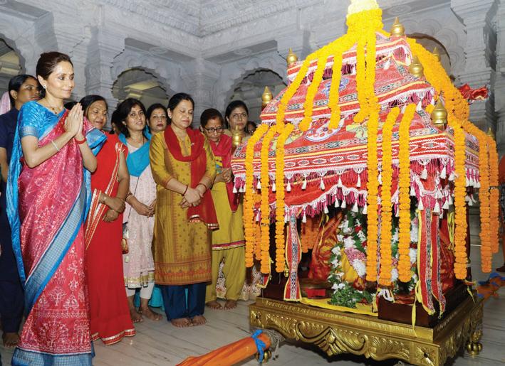 Grand celebration of 'Hera Panchami' at Devbhoomi, Jindal Nagar