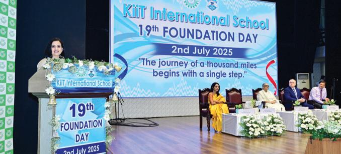 "I am proud to come to this campus": Mugdha Kalra lauds inclusive ethos at 19th Foundation Day of KiiT International School