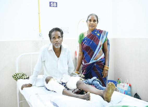 RSP's IGH doctors save life of farmer critically injured in Power Tiller accident