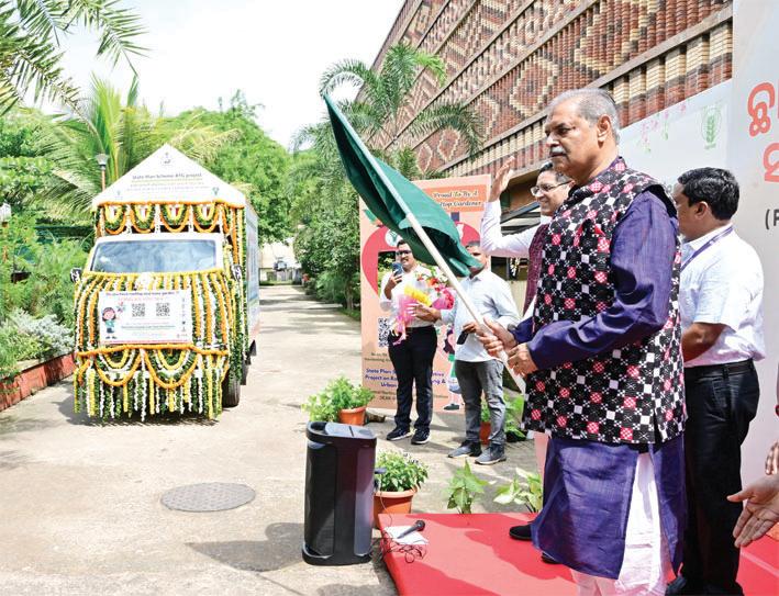 "Committed to promoting urban greenery," says Dy. CM Singh Deo as he flags off rooftop gardening campaign