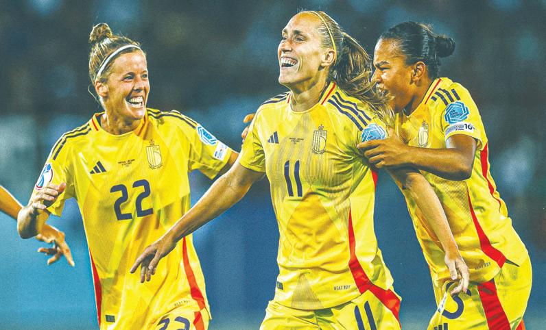 Belgium beats Portugal for its first win at Euro 2025 and its last