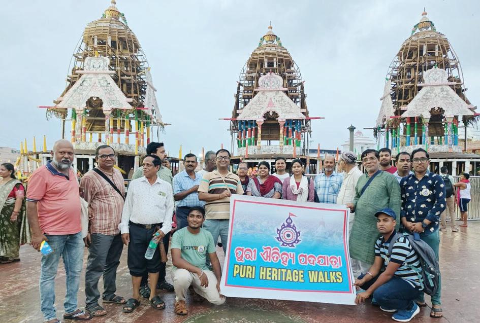 Rains fail to dampen spirit of heritage enthusiasts at 12th Puri Heritage Walk