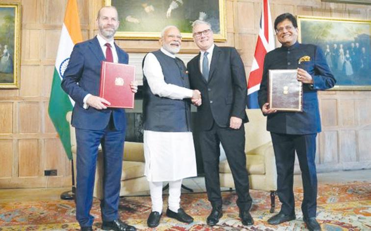 India, UK ink historic trade agreement