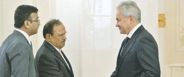 Russia’s Shoigu meets Doval, says committed to boost ties with India