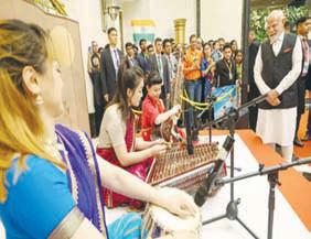 Indian diaspora in China accords rousing welcome to Prime Minister Modi