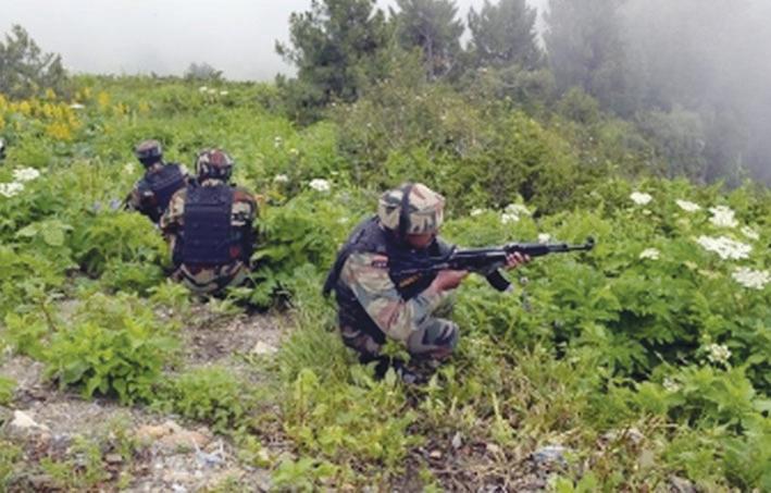 Infiltration bid foiled along LoC in J&K, two terrorists killed