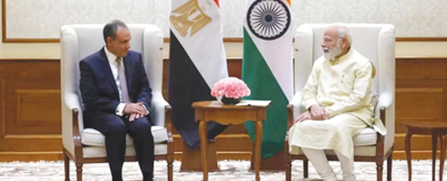 Modi meets Egyptian FM, hails Prez Sisi's 'crucial role' in Gaza Peace deal