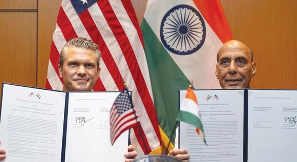Rajnath & Hegseth hold talks; sign pact to usher in ‘new era’ in defence relation