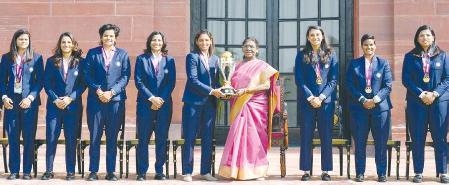 You have become role models: Prez to Indian women cricket team