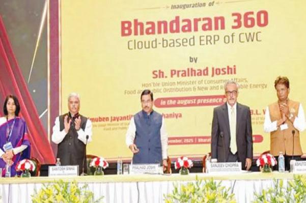 Centre launches digital initiatives to boost food storage, logistics & public distribution systems