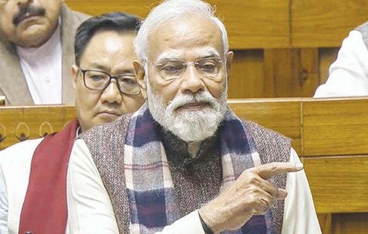 Nehru echoed Jinnah, betrayed Vande Mataram: PM Modi in LS