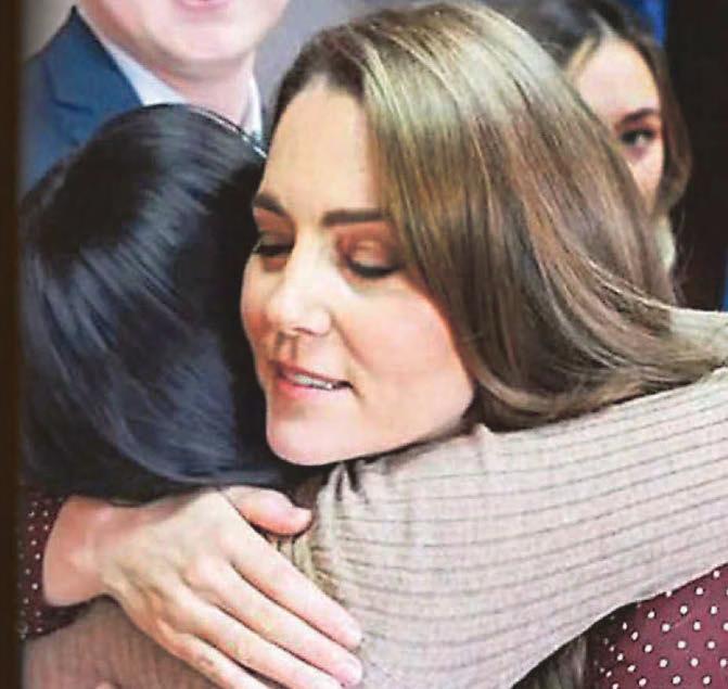 Princess's warm hug for dance class hero