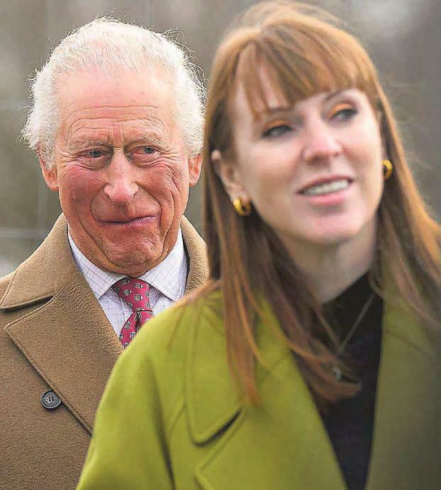 Charles' chuckles on tour