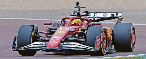 FERRARI'S 'MAGIC' GREIGHT FOR LEW