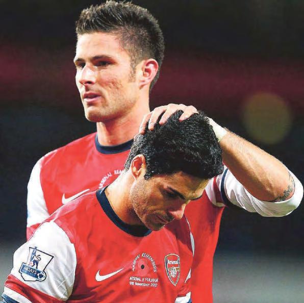 BUT GIROUD SAYS THERE IS STILL HOPE....