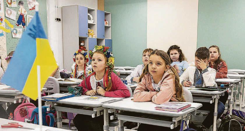 School lessons feel safer underground