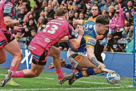 RHINOS' BRAD: WE LET THEM OFF THE HOOK... WIGAN WOULD NOT DO THAT! CUDED LEAGUE TABLE