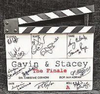 £3k for a last Gav & Stacey clapperboard