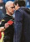 Fonseca in clash with ref