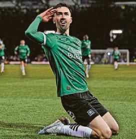 HARDIE GETS GREEN ARMY MARCHING