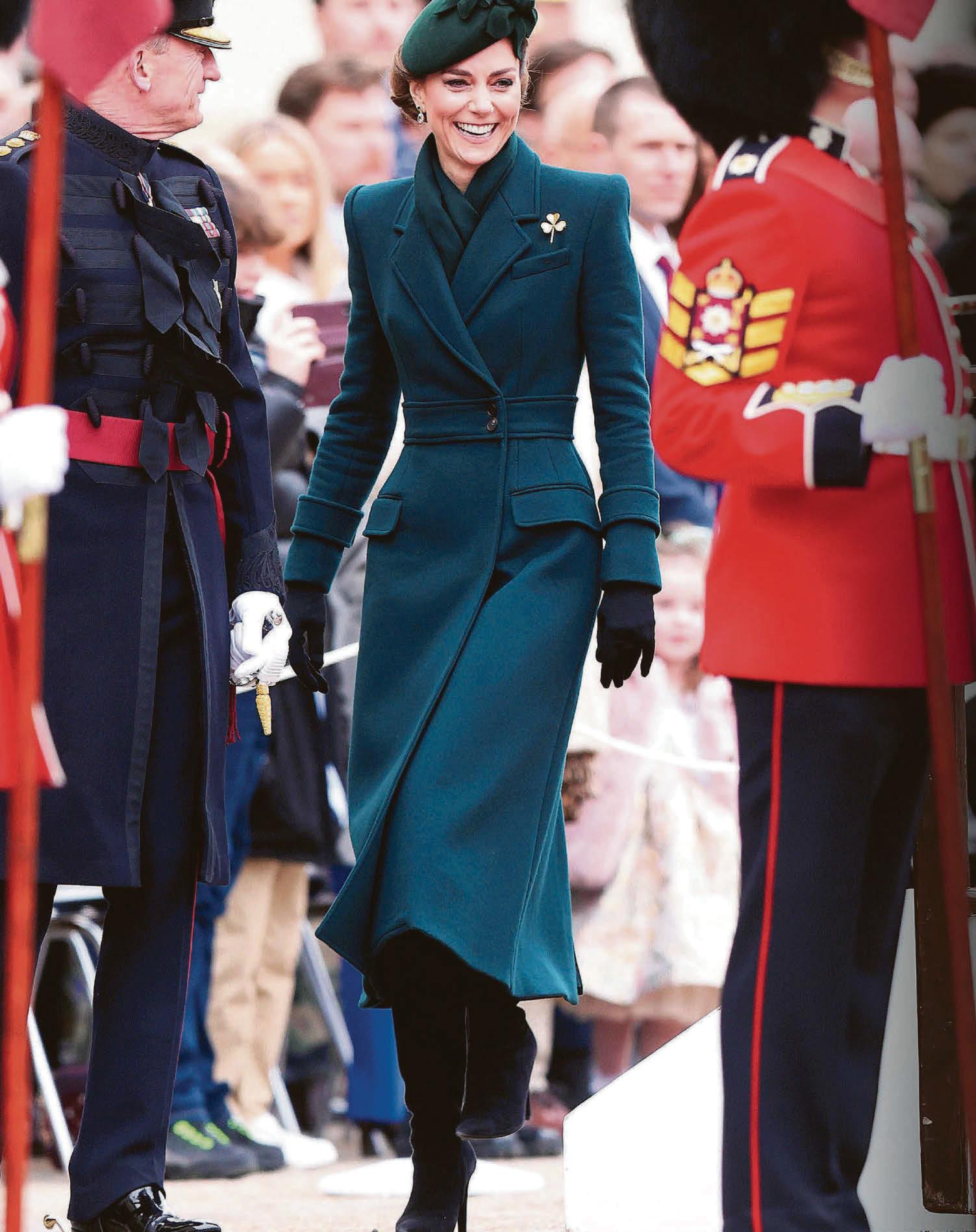 Kate's emerald smiles