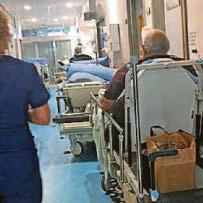 Shock rise in 'corridor care' waits in our A&Es