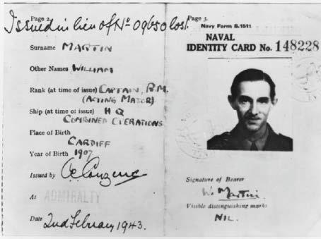 Bond link with the man who never was