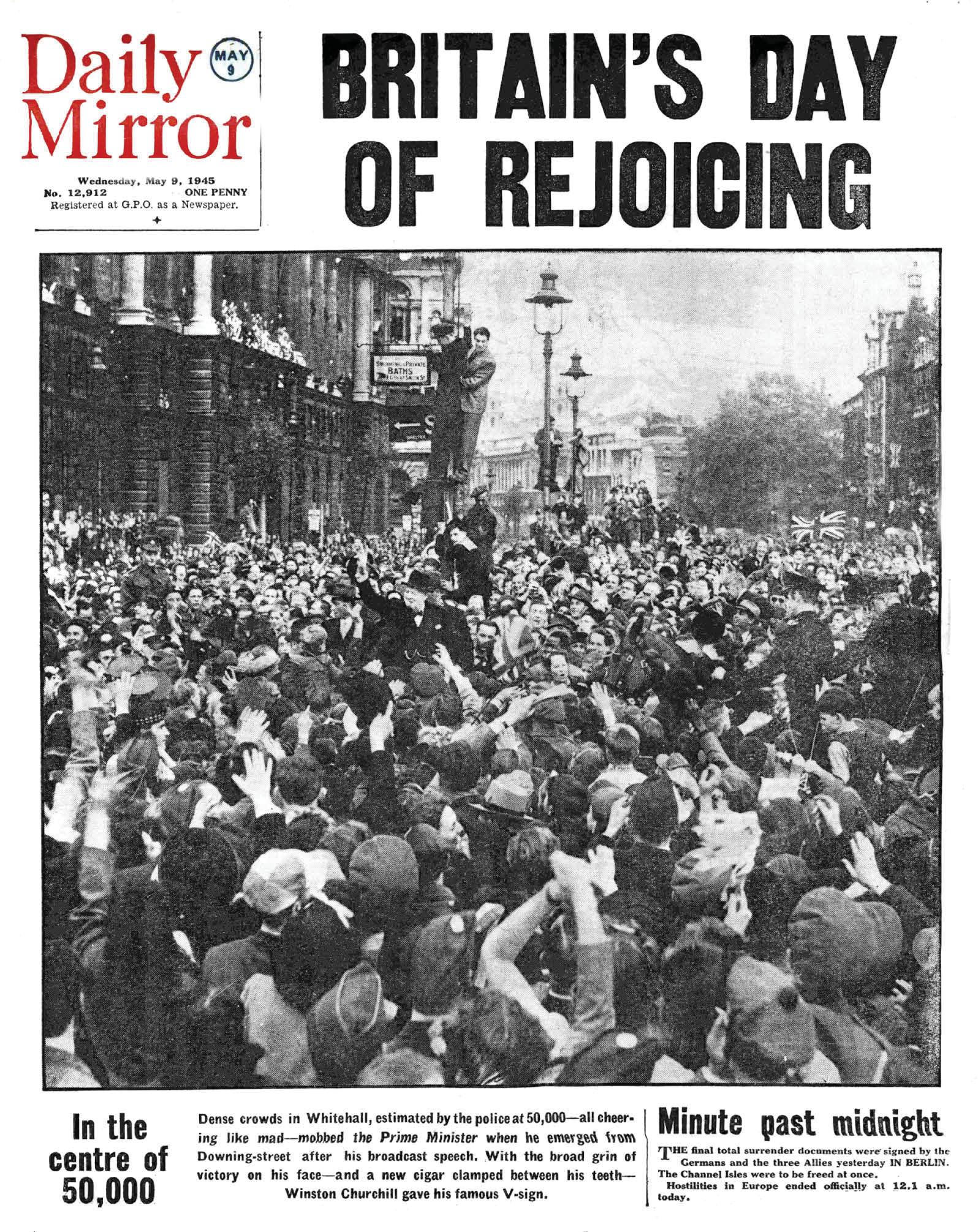 BRITAIN'S DAY OF REJOICING