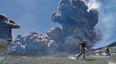Lava's in the air