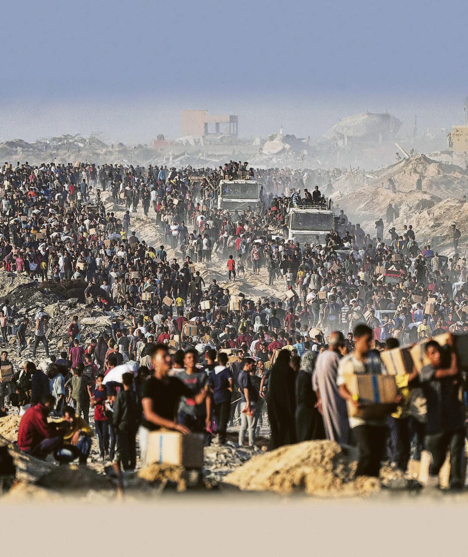 'Massacre' in the food aid queue