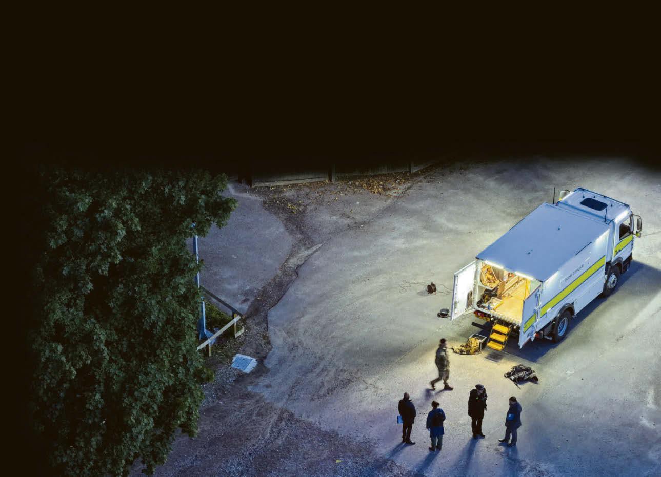 'Chainsaw and explosives' on masked man shot by police