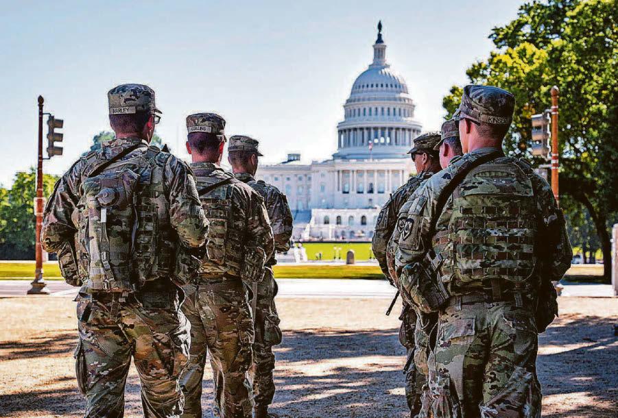 Trump's gun-toting troops at US Capitol