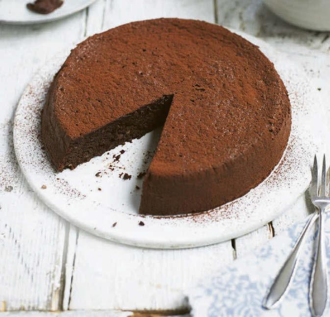 Chocolate, cardamom & hazelnut torte