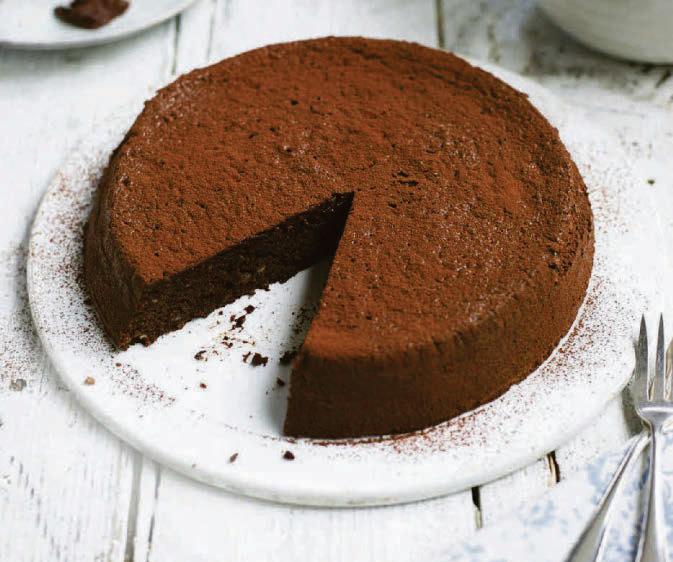 Chocolate, cardamom & hazelnut torte