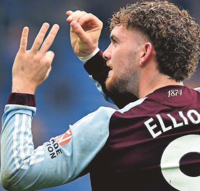 ELLIOTT HAPPY TO PLAY THE VILLAN