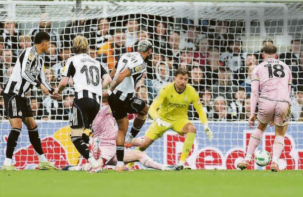 Joelinton making case for defence