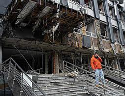 Kyiv burns after drone attacks