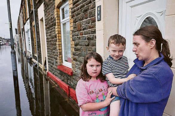 Floods causing festive washout
